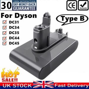 DYSON DC34 Animal 22.2V 3000mAh Vacuum Cleaner Replacement Battery