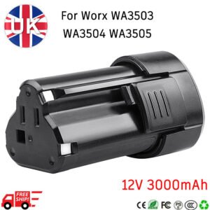 WORX WX540 12V 3000mAh Drill Replacement Battery