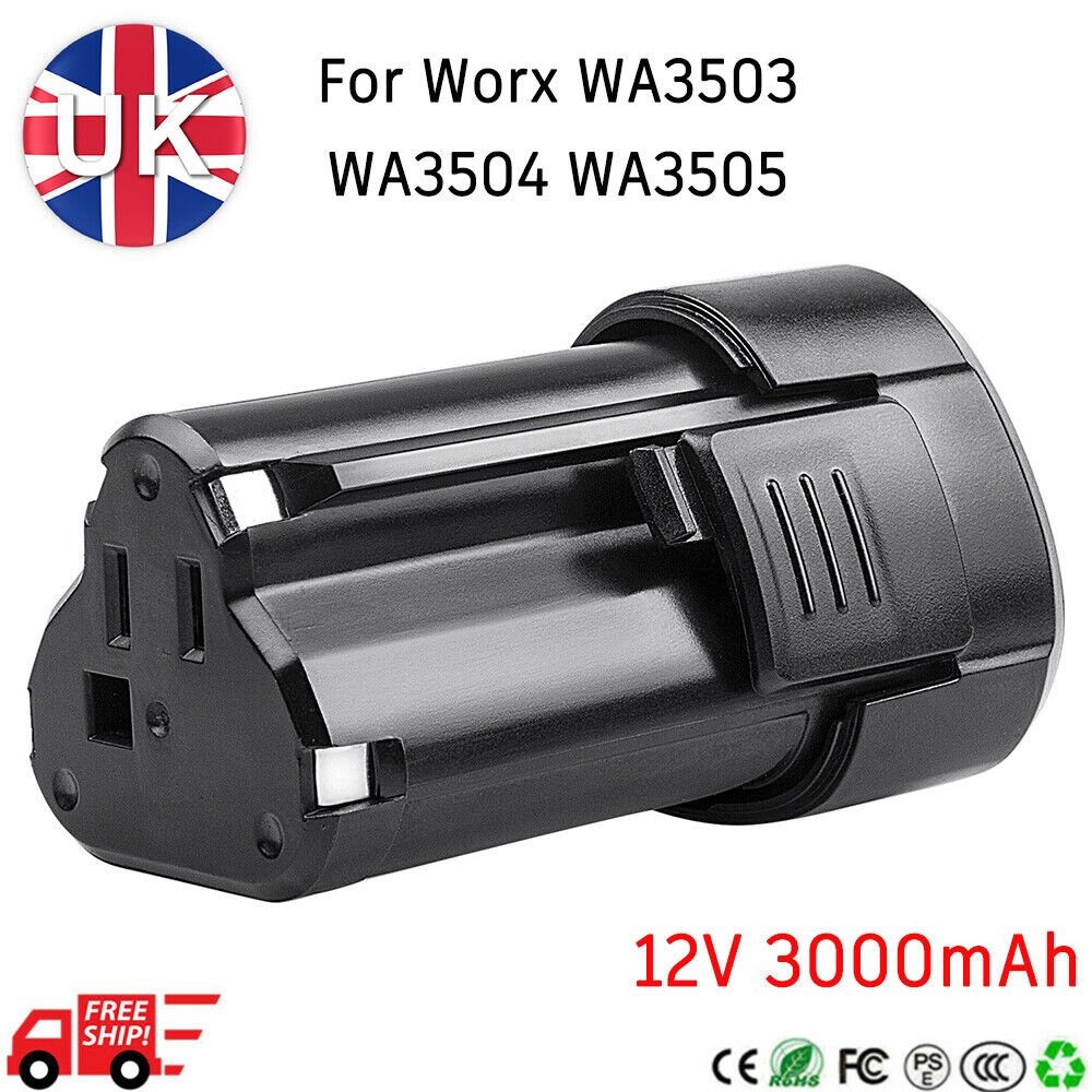 WORX WX540 12V 3000mAh Drill Replacement Battery