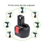 Bosch 2 607 001 380 9.6V 2000mAh Drill Replacement Battery 