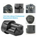 Bosch 1 600 A00 49P 10.8V 2000mAh Drill Replacement Battery 