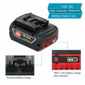 Bosch GSR 18V-60 C 18V 3000mAh Drill Replacement Battery 