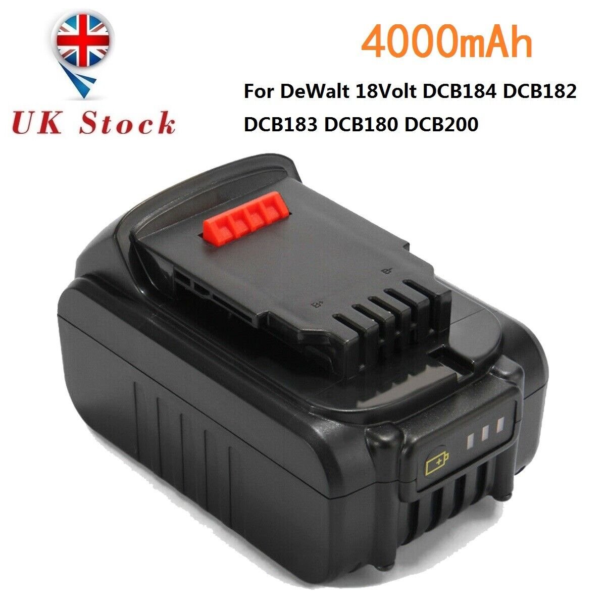 DEWALT DCB 180 18V 4000mAh Drill Replacement Battery
