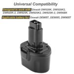 DEWALT DW920 7.2V 2000mAh Drill Replacement Battery 