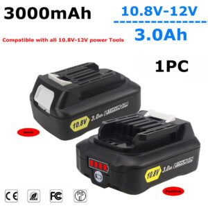 MAKITA 197402-0 10.8V 3000mAh Drill Replacement Battery