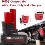 MILWAUKEE C12IW 12V 6000mAh Drill Replacement Battery 